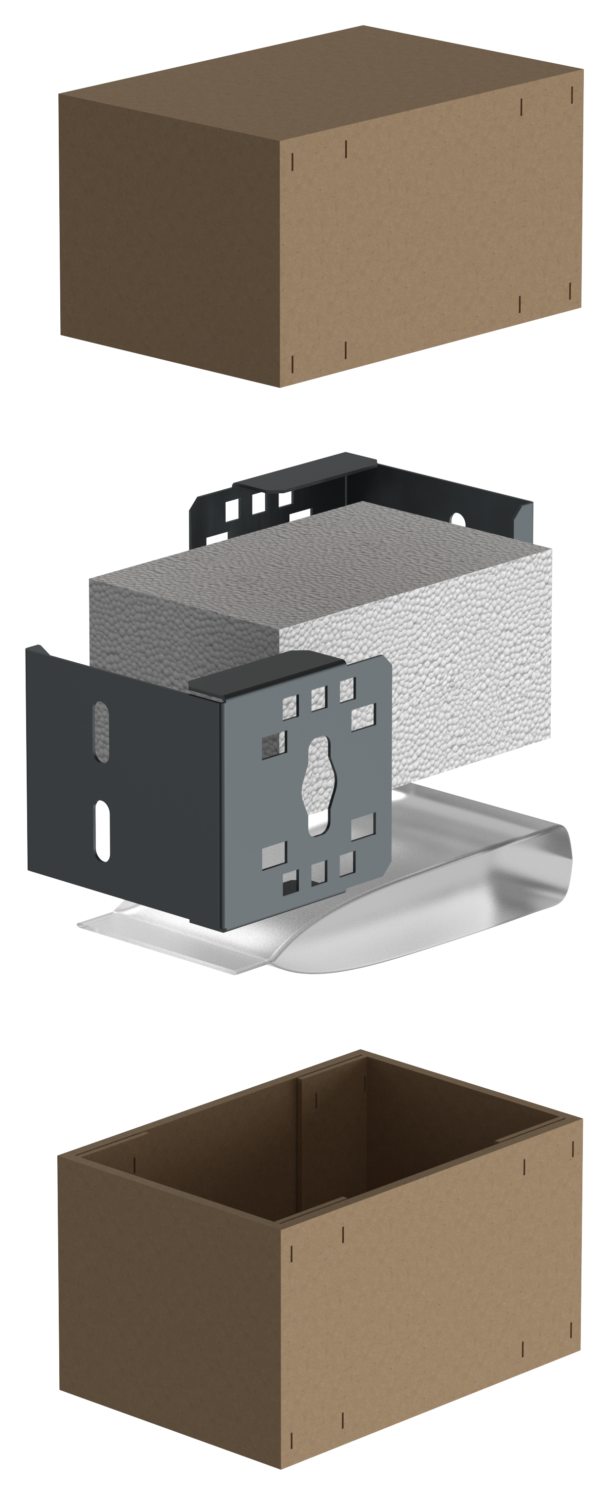 ITK LINEA S Кронштейн для крепления вертикального кабель-оргорганайзера в зоне Zero-U черный (2шт/компл)