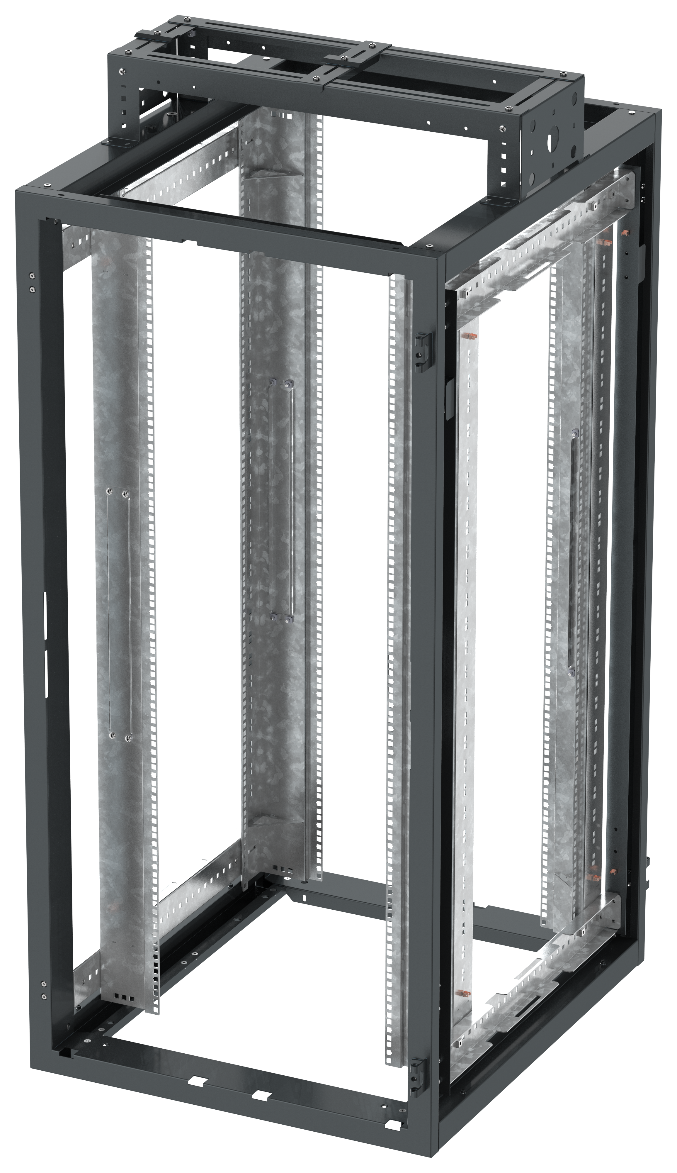 ITK LINEA S Кронштейн для монтажа лотка на шкаф 600мм серый