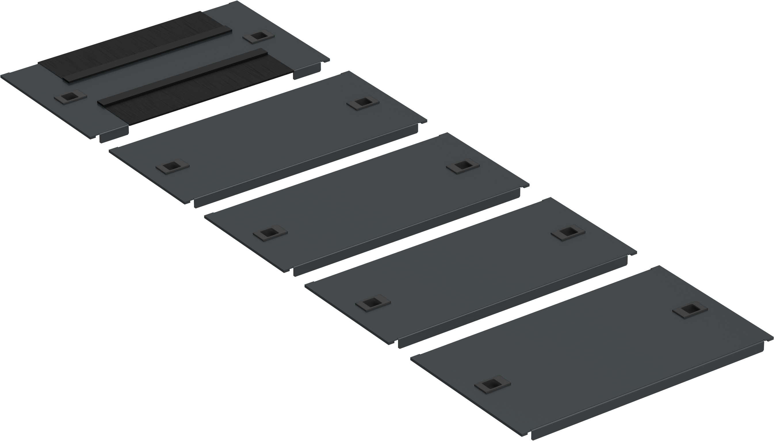 ITK by ZPAS Панель основания шкафа 600х1200мм черная РФ