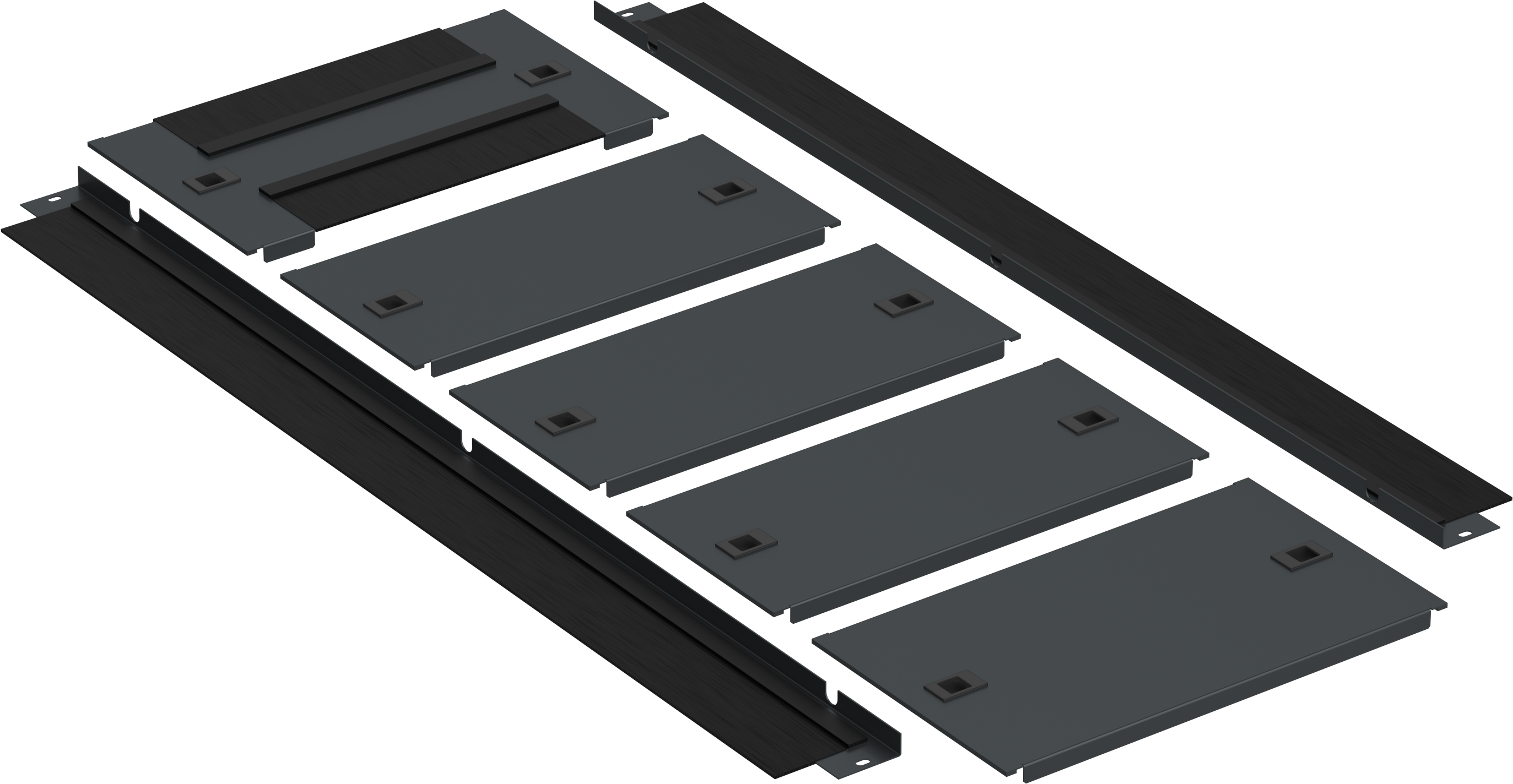 ITK by ZPAS Панель основания шкафа 800х1000мм черная РФ