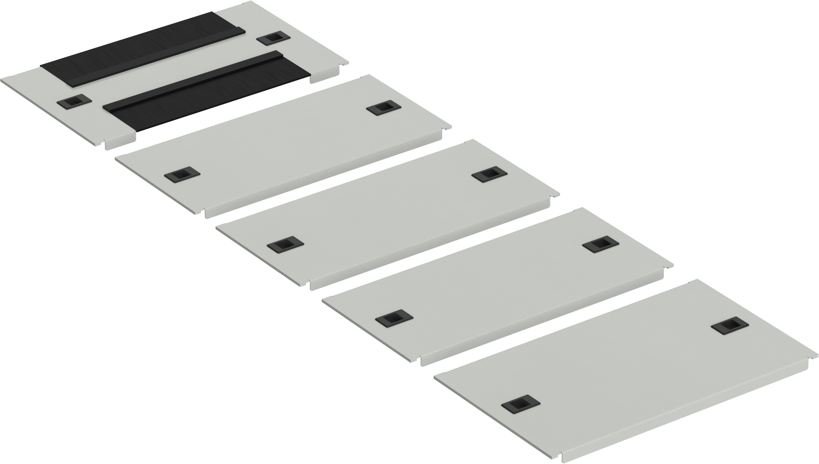 ITK by ZPAS Панель основания шкафа 600х1200мм серая РФ