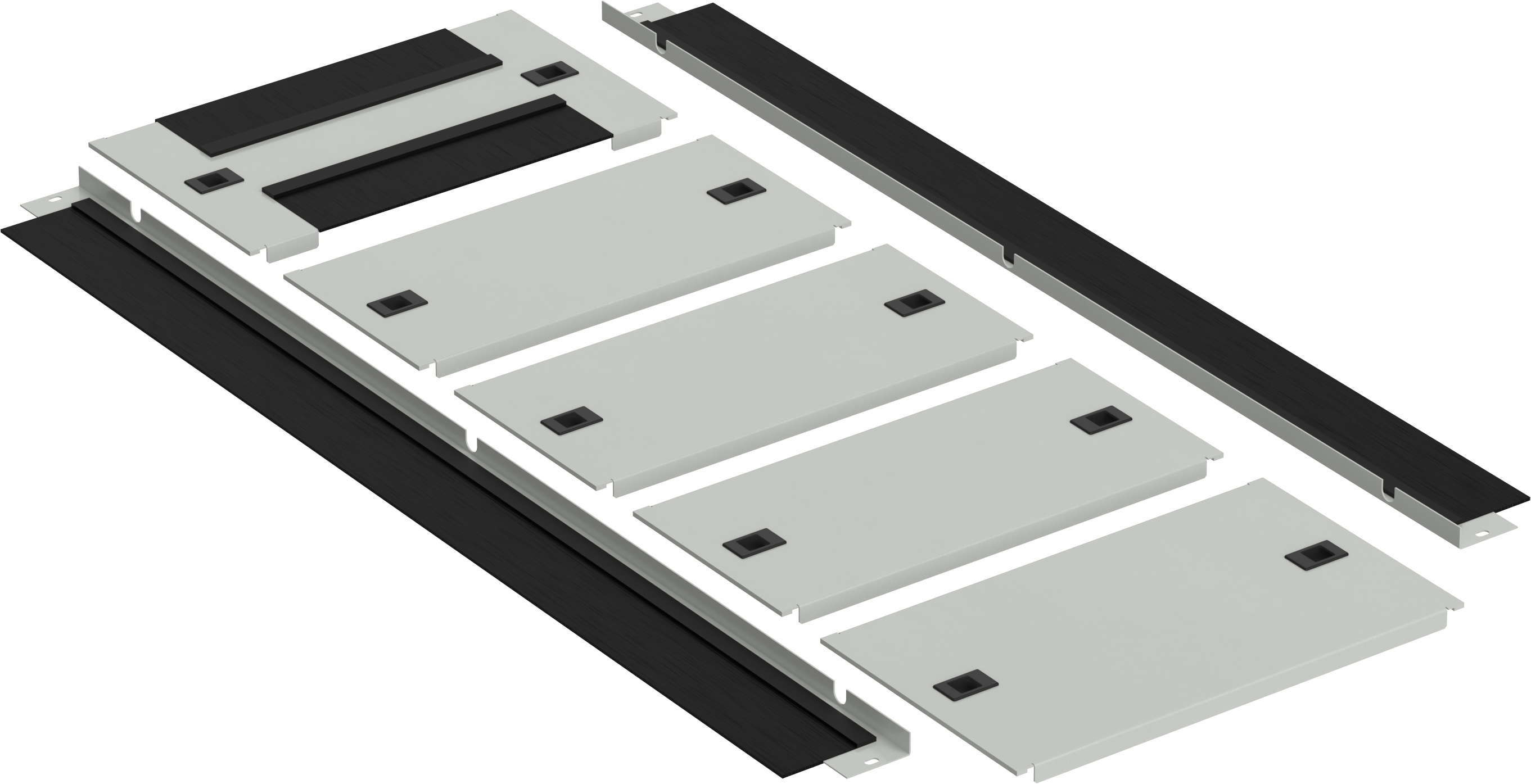 ITK by ZPAS Панель основания шкафа 800х1200мм серая РФ