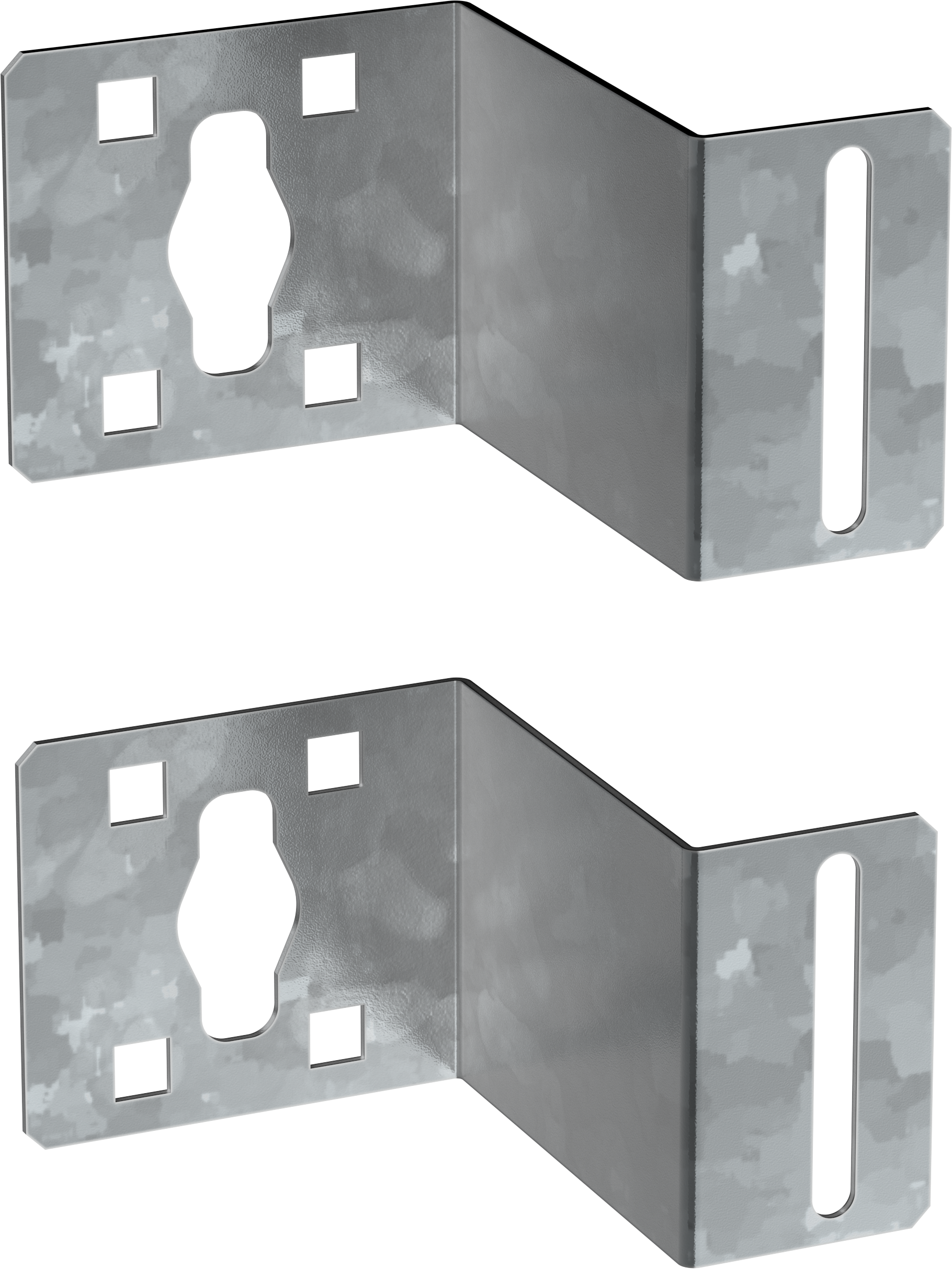 ITK by ZPAS Кронштейн прямой для крепления блоков розеток в зоне Zero-U (2шт/компл) РФ