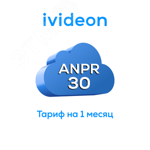 Тариф для распознавания номеров ANPR 30 на 1 камеру 1 месяц