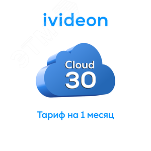 Тариф для видеокамеры Ivideon, Nobelic Cloud 30 на 1 камеру 1 месяц