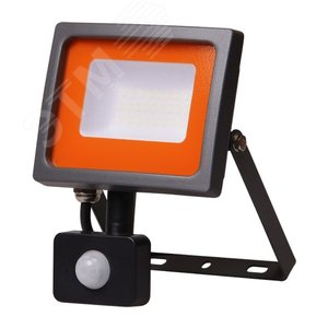 Прожектор светодиодный ДО-30Вт SMD 6500К 2550 Лм датчик движения SMD