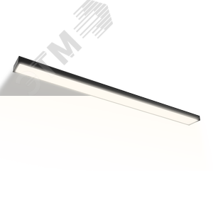 Светильник светодиодный ДПО-36вт 4000K 3200Лм IP40 черный