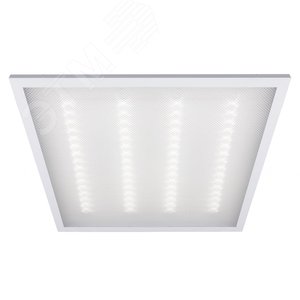 Светильник светодиодный ДВО-36w 595х595х19 4000K  3600Лм призма IP40