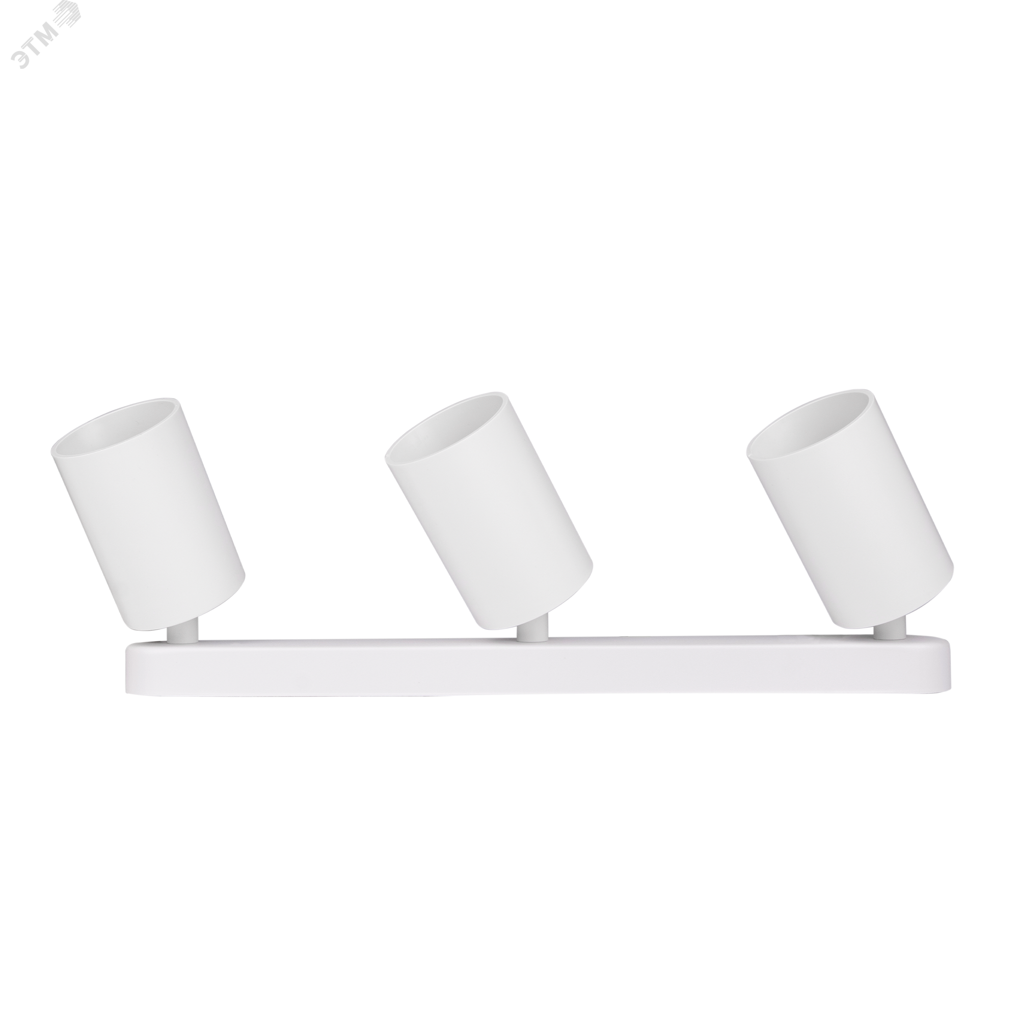 Светильник светодиодный ДПО 3xGU10 без ламп круглый белый корпус Jazzway