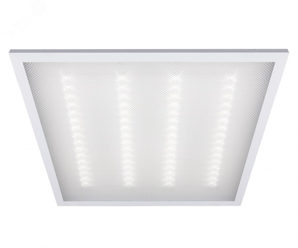 Светильник светодиодный ДВО-36w 595х595х19 6500K 3800Лм призма IP40