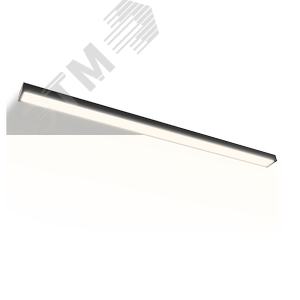 Светильник светодиодный ДПО-24вт 4000K 1950Лм IP40 черный