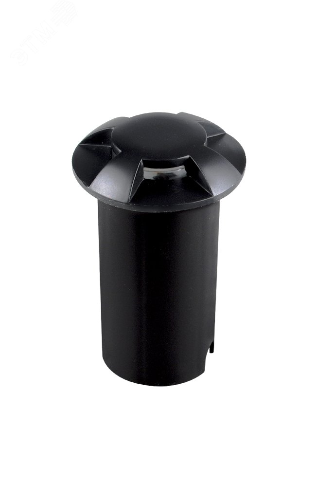Светильник светодиодный грунтовый встраиваемый ДВУ- 2w 4000K Black IP65 PGR R60/4