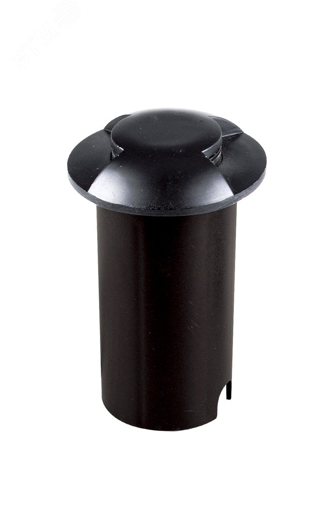 Светильник светодиодный грунтовый встраиваемый ДВУ- 2w 4000K IP65 черный PGR R60/2