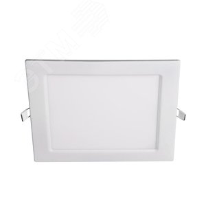 Светильник светодиодный ДВО-18w 6500K  1200 Лм IP40 WH 220мм встраиваемый квадрат