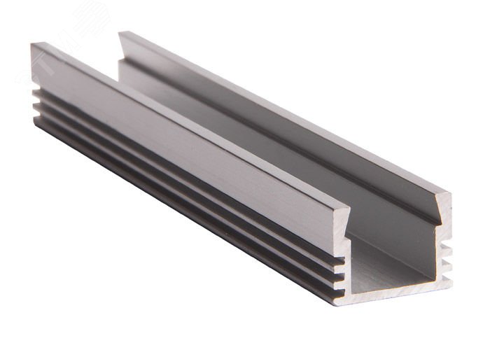 Профиль к LED ленте PAL 1612 накладной анодированный (2м)