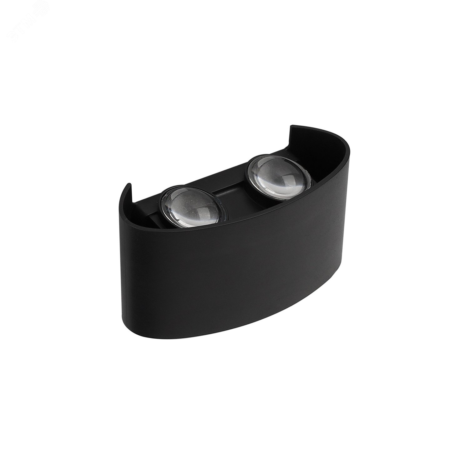 Светильник светодиодный фасадный ДБУ-4Вт 4000К 280Лм угол светораспределения 48° двухстороний -20...+50°С индекс Ra>80 корпус пластик черный IP44 Jazz