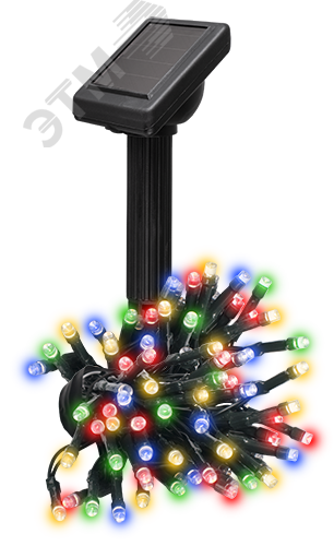 Солнечная светодиодная гирлянда SLR-G01- 50M мультицв., 50 LED