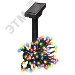 Солнечная светодиодная гирлянда SLR-G01- 50M мультицв., 50 LED