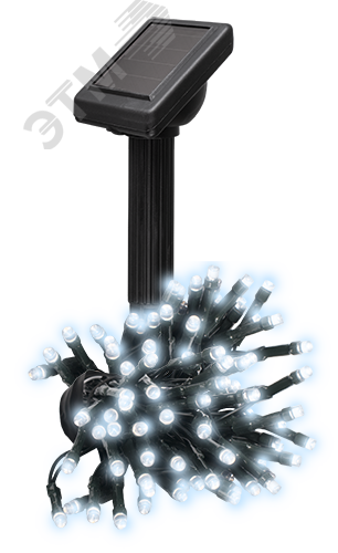 Солнечная светодиодная гирлянда SLR-G01- 50W хол. бел. 50 LED ФАZА