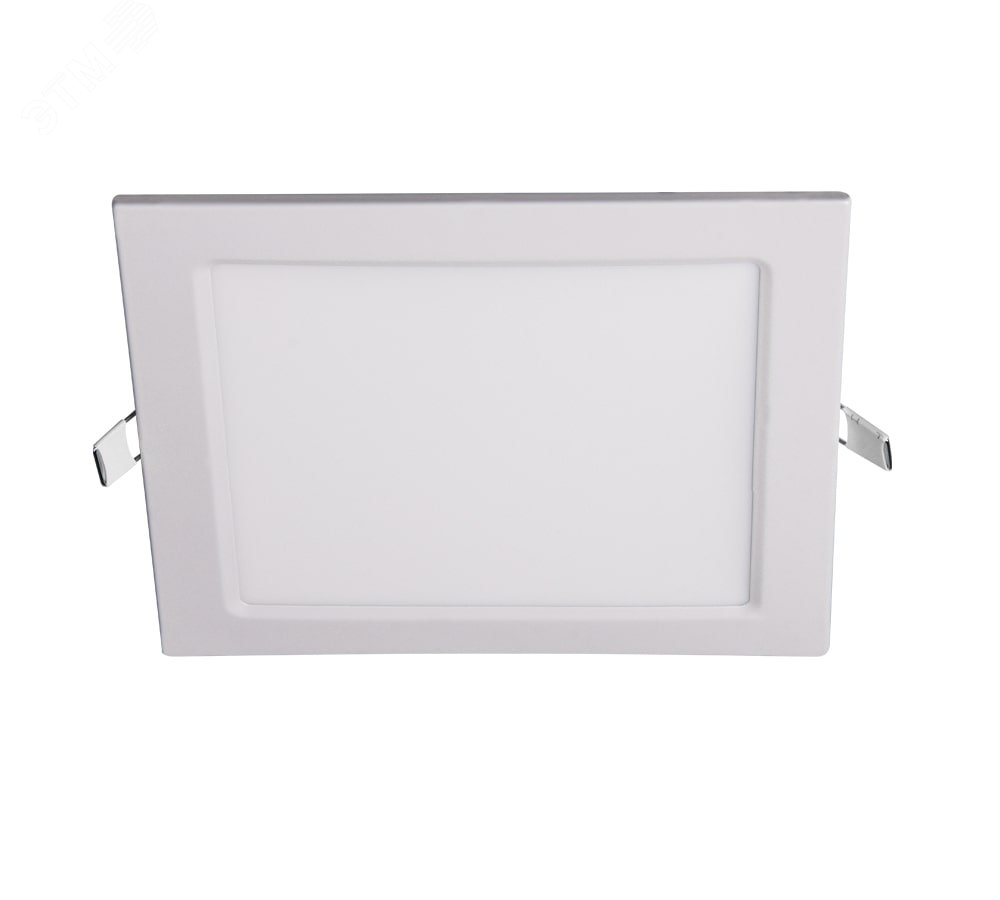Светильник светодиодный ДВО-12w 6500K 800 Лм  IP40 WH 170мм встраиваемый квадрат