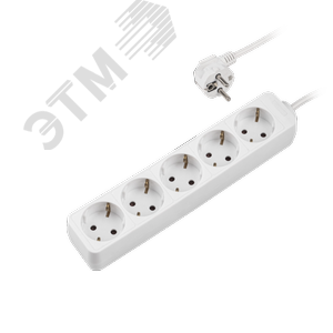 Удлинитель бытовой ФАZА FTG-05-150 (5 х 1,5) с заземлением