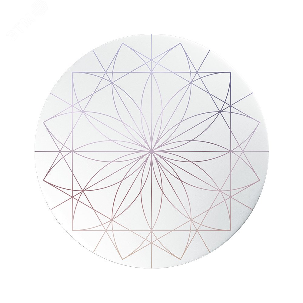 Светильник светодиодный ДБО-12w 4000К 920м IP20 м атовый рисунок с декоративным узором ''Астра'' Jazzway