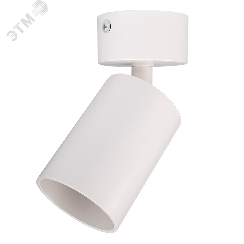 Светильник светодиодный ДПО GU10 без лампы круглый белый корпус Jazzway