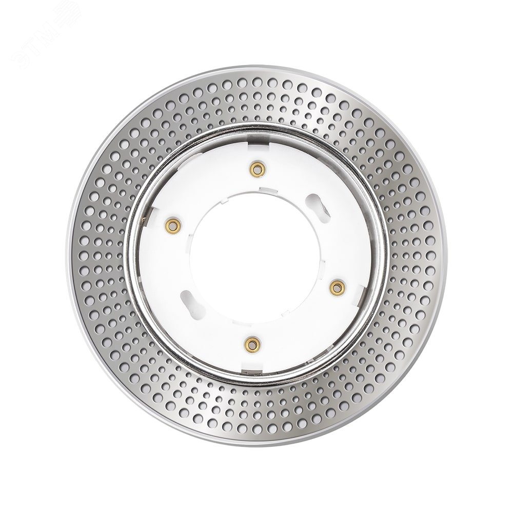 Светильник светодиодный ДВО-15W встраиваемый под лампу GX53 декоративный с доп. подсветкой MN22 хром без лампы