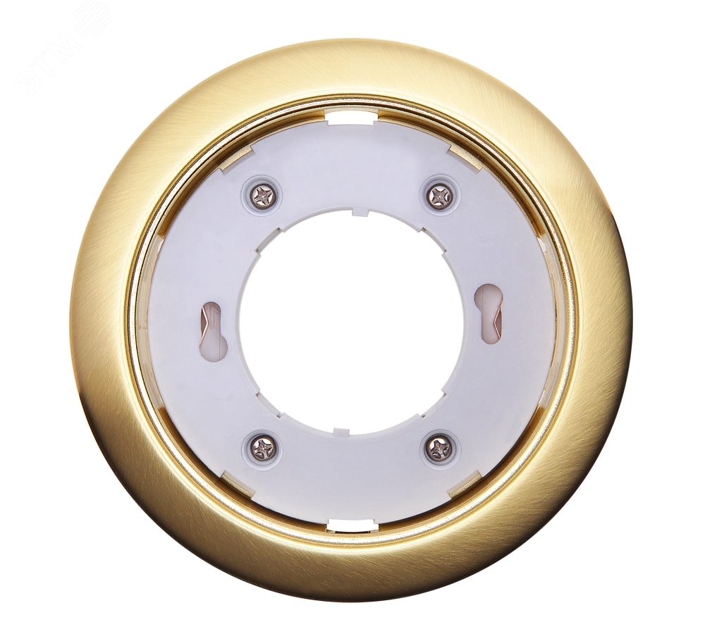 Светильник встраиваемый под лампу GX53 PGX53 10639.23 золото матовое