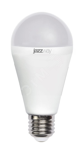Лампа светодиодная LED 20w E27 4000K груша 230/50 Jazzway