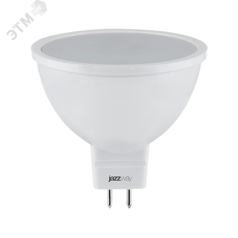 Лампа светодиодная LED 11Вт MR16 GU5.3 теплый  JazzWay