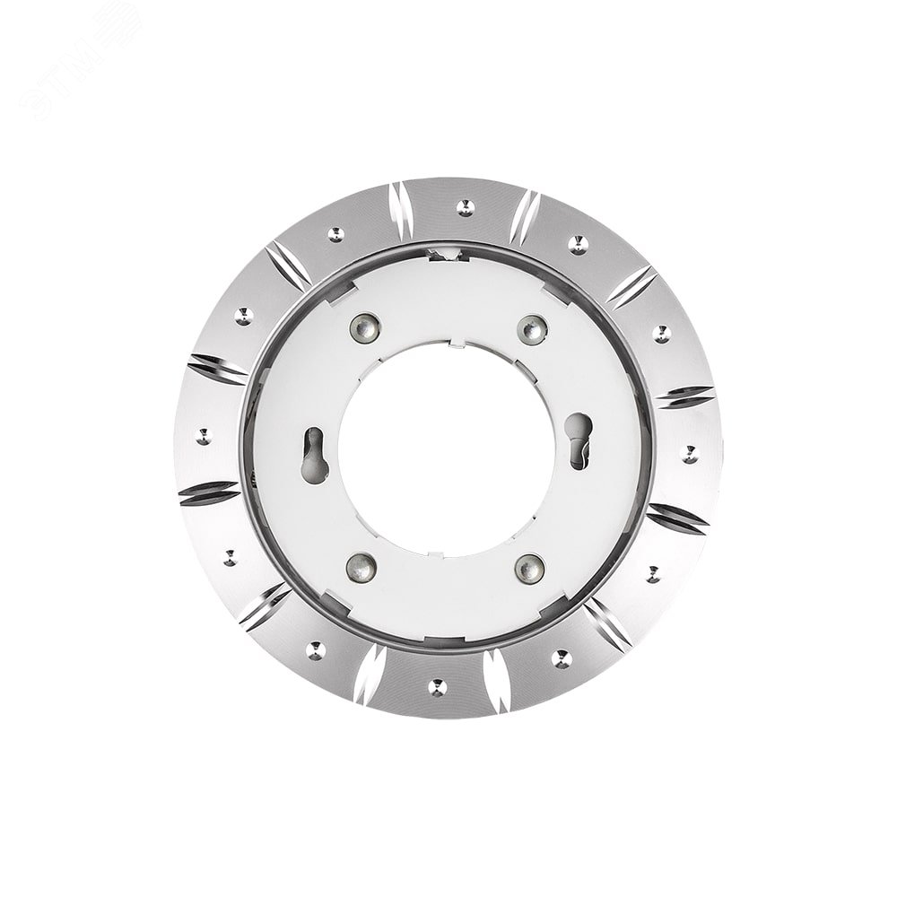 Светильник светодиодный ДВО-15W встраиваемый под лампу GX53 декоративный AL31 хром без лампы