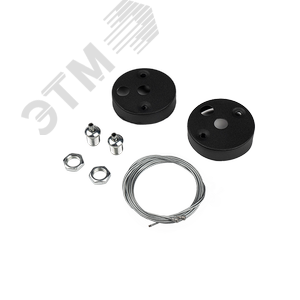 Комплект креплений PSO-01 S-2x1.0 м BLACK для подвесного монтажа