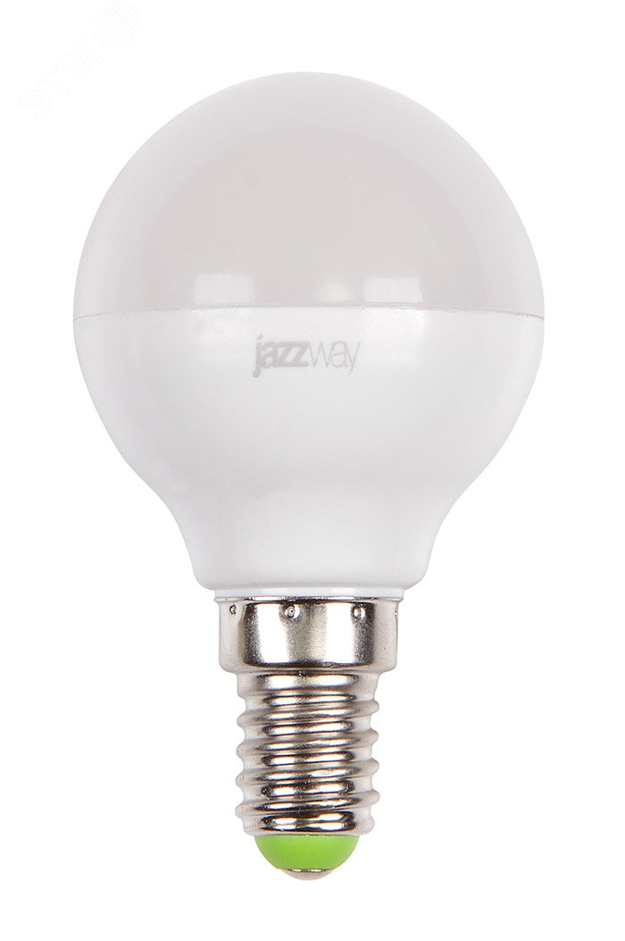 Лампа светодиодная LED 9w E14 4000K шар Jazzway