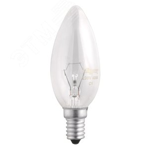 Лампа накаливания B35 240V 40W E14 clear