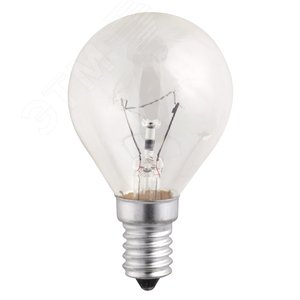 Лампа накаливания P45 240V 60W E14 clear