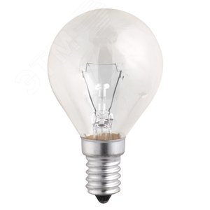 Лампа накаливания P45 240V 40W E14 clear