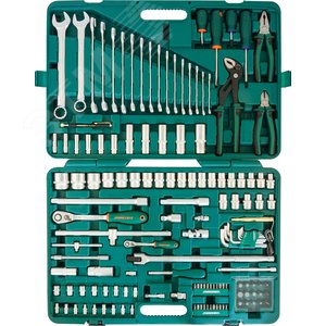 S04H524142S Набор инструмента универсальный 1/4", 1/2"DR, 142 предмета