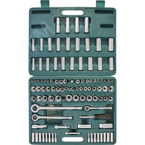 S05H48107S Набор инструмента универсальный 1/4", 3/8" и 1/2"DR, 107 предметов