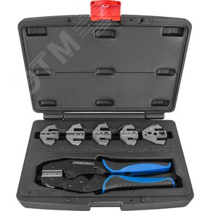 AR030058 Пресс-клещи обжимные со вставками в наборе, 7 предметов