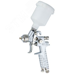 JA-6112 Пистолет покрасочный "Краскопульт", бачок верхний нейлоновый 0.25 л, дюза 0.8 мм