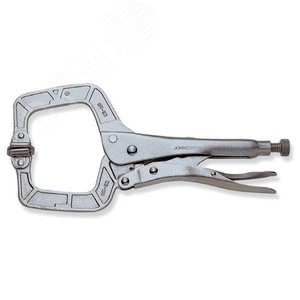 P53M18 Зажим ручной с фиксацией, С-образный захват, 450 мм, 0-180 мм