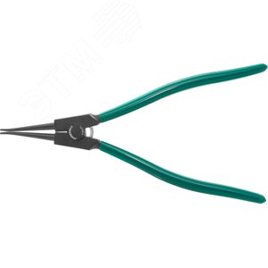 P18012C Щипцы прямые для стопорных колец удлиненные с ПВХ рукоятками, разжим, 85-165 мм, 3.5-4.0 мм, 310 мм