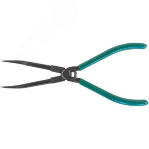 P9508A Щипцы прямые для стопорных колец удлиненные с ПВХ рукоятками, сжим, 215 мм, 10-32 мм