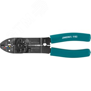 V1403 Клещи многофункциональные для снятия изоляции и обжима наконечников, 220 мм