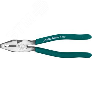P018 Пассатижи с увеличенными рычагами ПВХ рукоятками, 200 мм