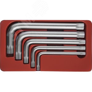 H15M105S Набор ключей торцевых SPLINE М5-М12, 5 предметов