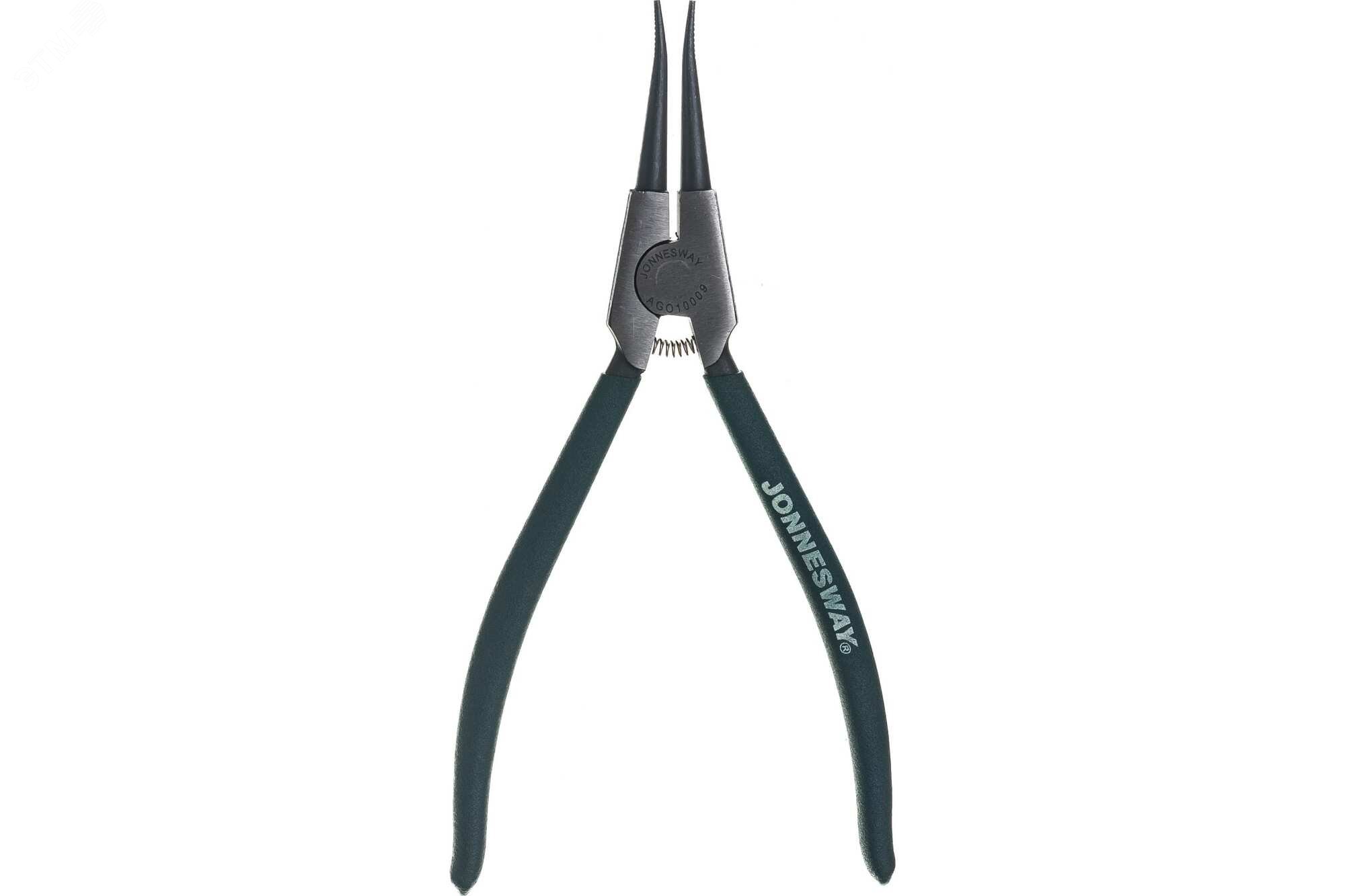 AG010009 Щипцы прямые для стопорных колец с ПВХ рукоятками, разжим, 230 мм, 32-80 мм