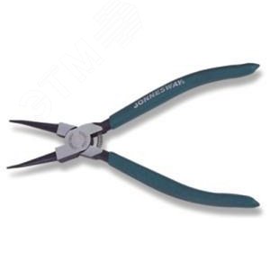 AG010003 Щипцы прямые для стопорных колец с ПВХ рукоятками, сжим, 230 мм, 32-80 мм