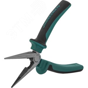 P1116 Длинногубцы прямые с двухкомпонентными рукоятками, 160 мм